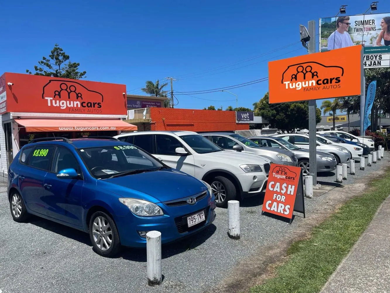 Tugun cars premises